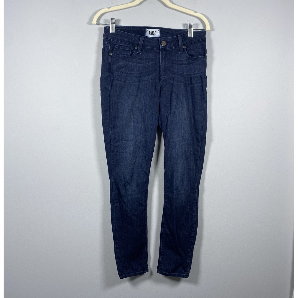 Paige Verdugo Ankle Jeans Women‎ 27 Dark Wash Indigo Skinny Mid Rise Stretch